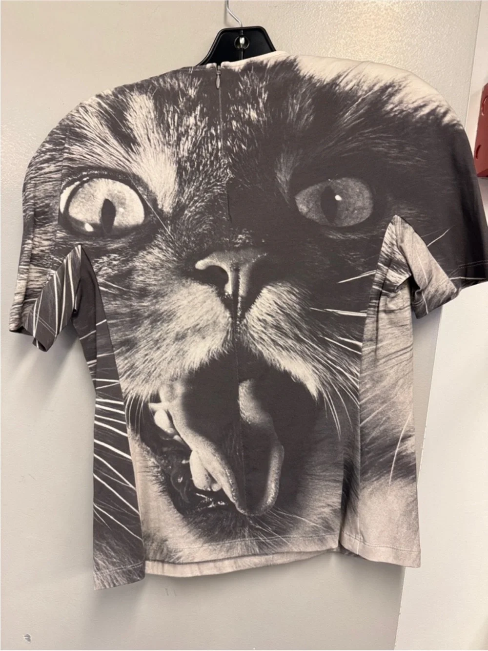 NWT Tory Burch Cat Printed T Shirt Tee Photo Animal Portrait Walter Schels